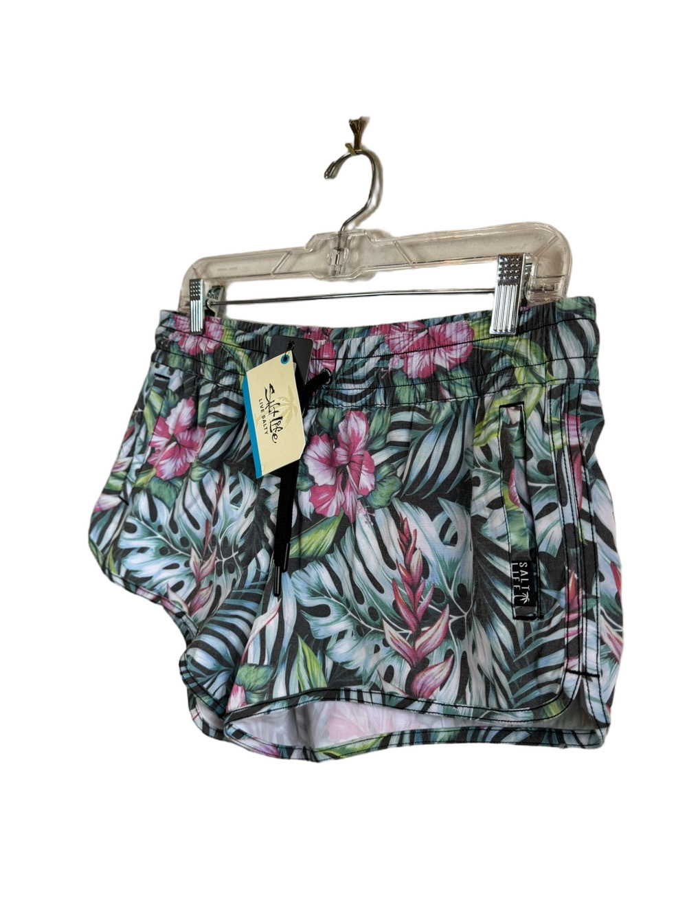 *NWT* SALT LIFE āJungle Vibes Volley Performanceā Shorts - Picture 8 of 17